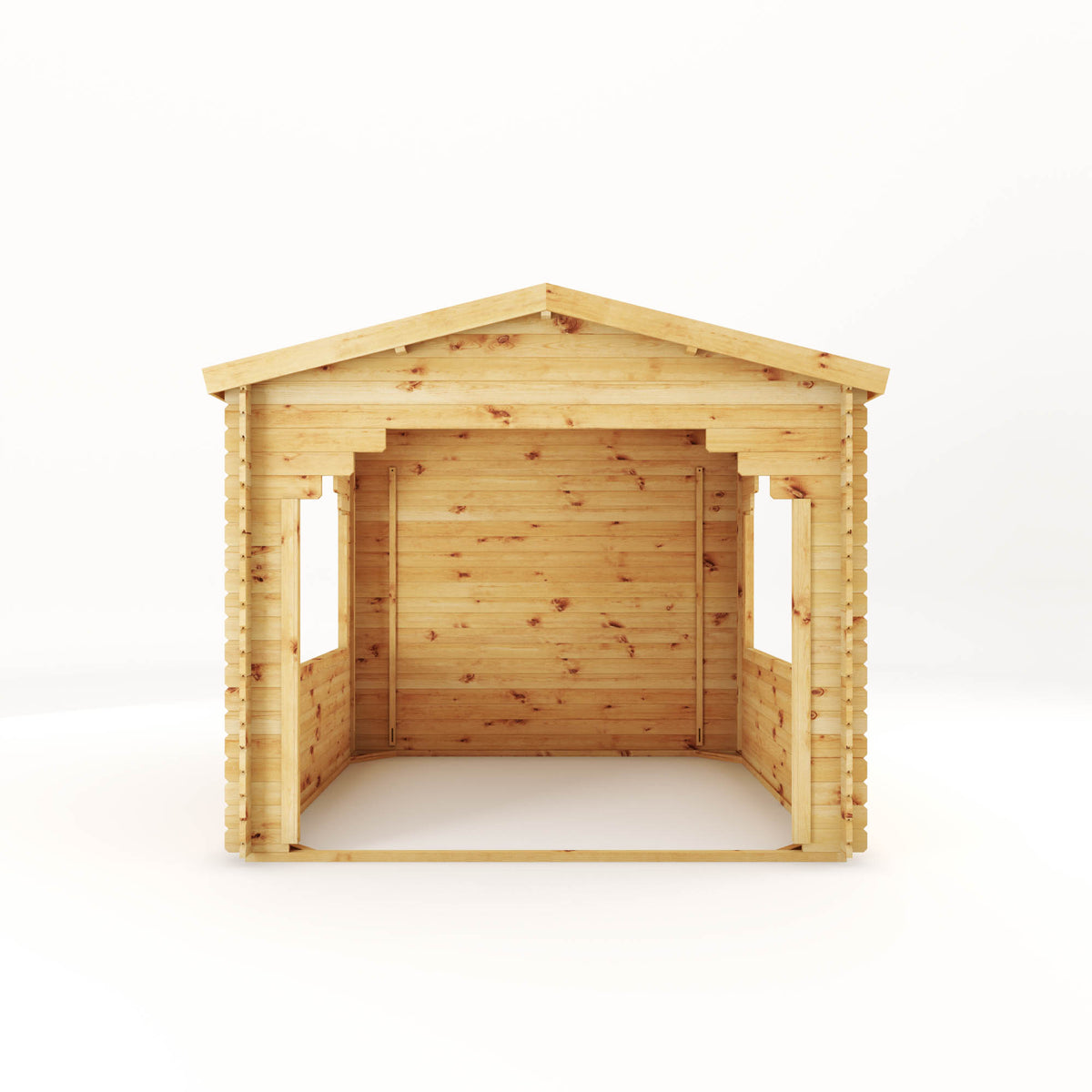 3m x 3m Log Cabin Gazebo - 28mm