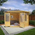 3m x 3m Corner Log Cabin - 44mm