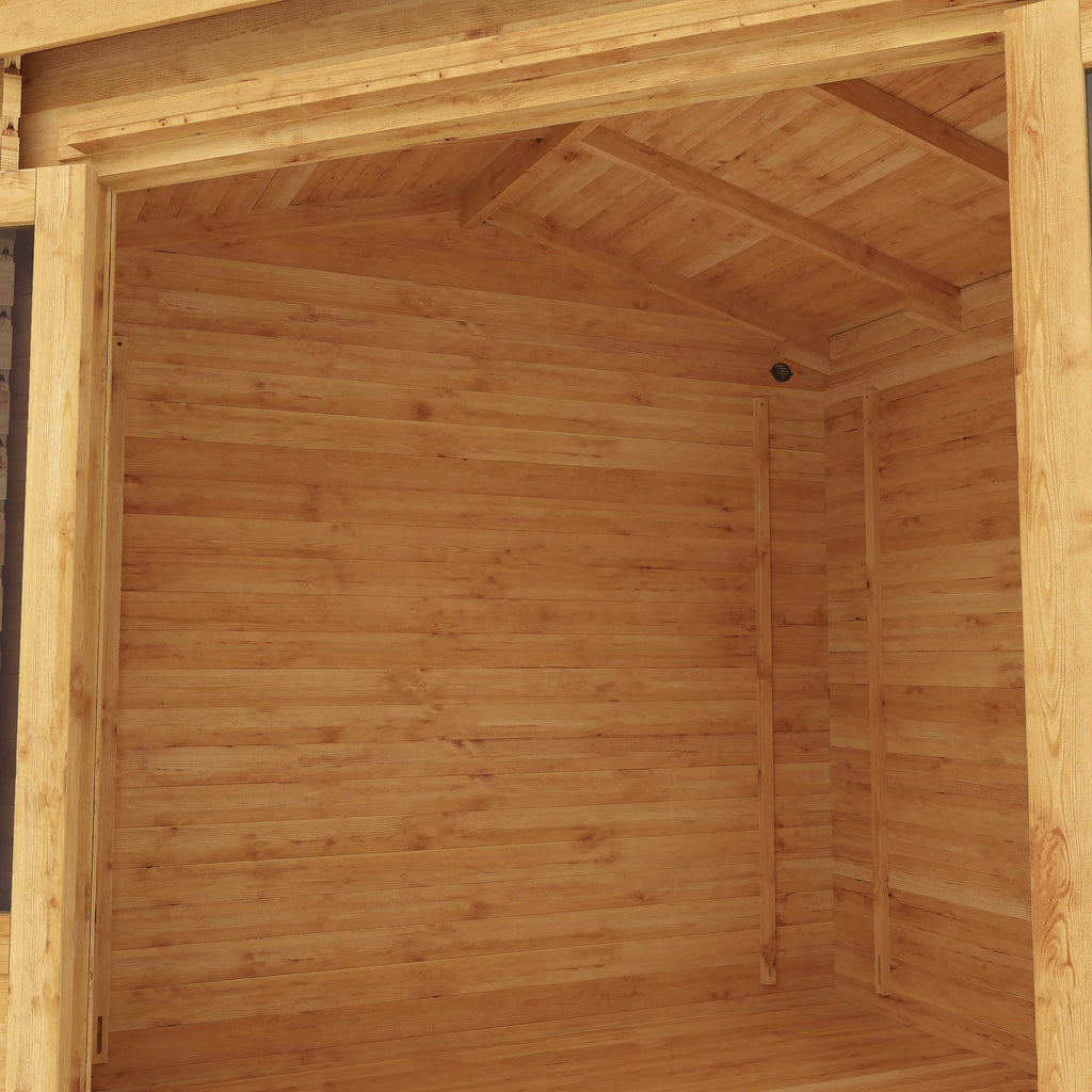 3m x 3m Corner Log Cabin - 44mm