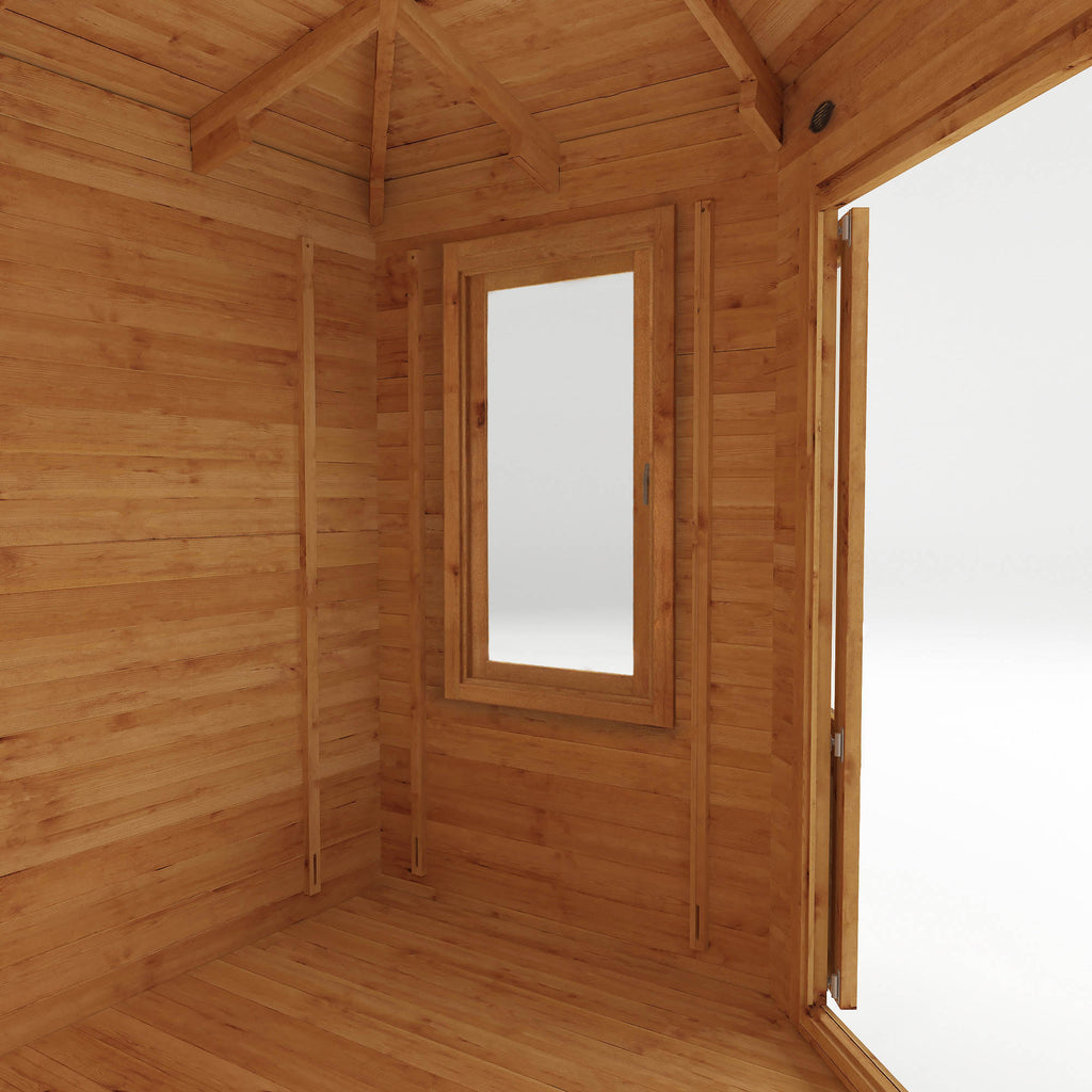 3m x 3m Corner Log Cabin - 44mm