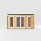 4.5m x 3.5m Home Office Studio - 44mm (UPVC Windows & Door) - White