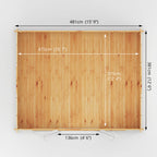 5m x 4m Home Office Studio - 44mm (UPVC Windows & Door) - White