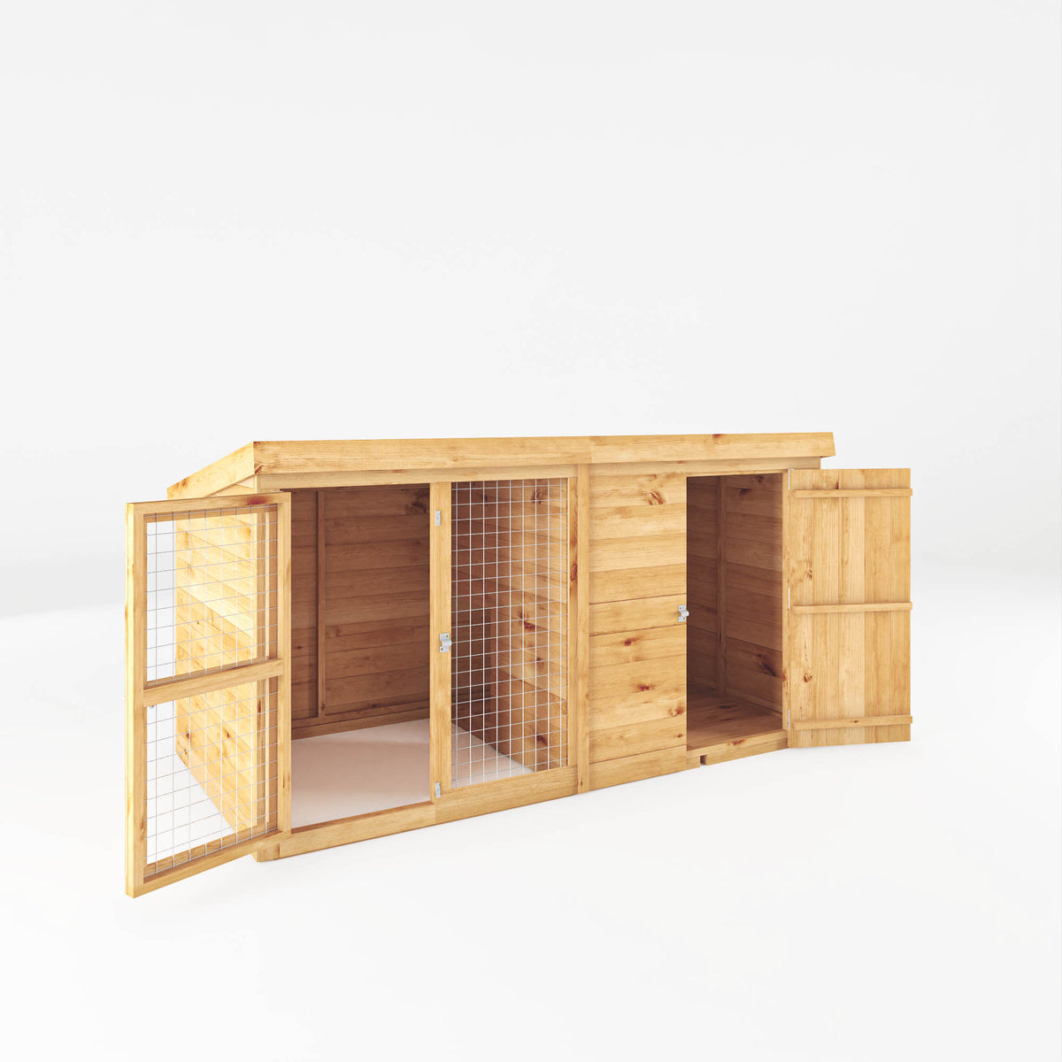 8 x 4 Berkshire Dog Kennel & Run