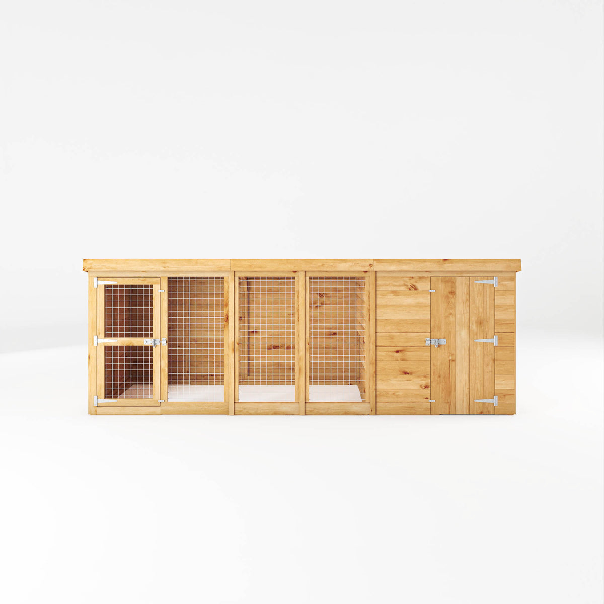 12 x 4 Berkshire Dog Kennel & Run
