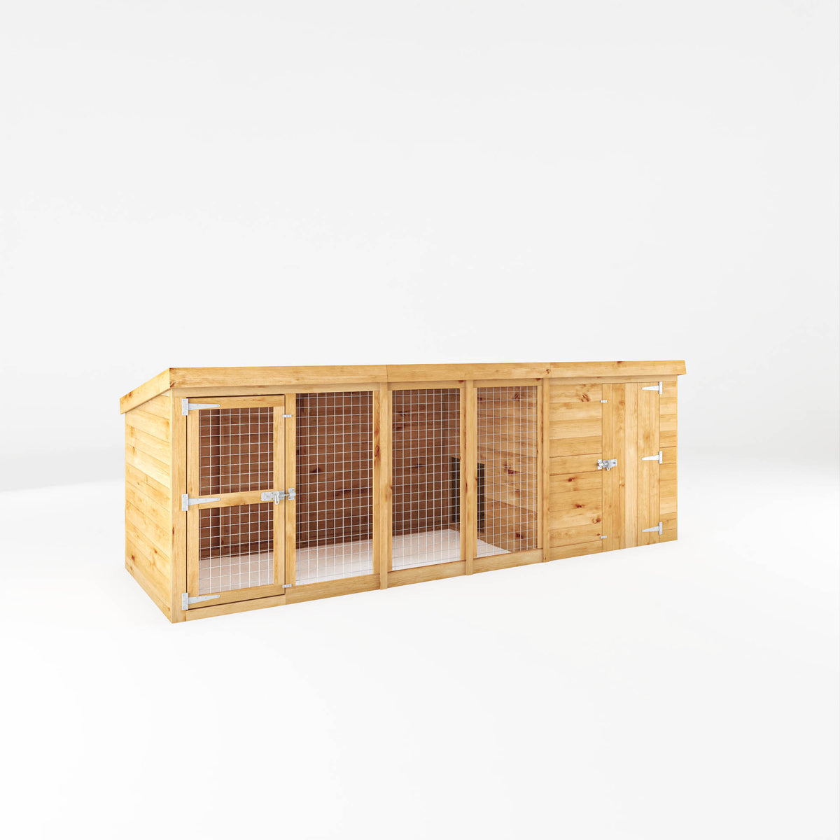 12 x 4 Berkshire Dog Kennel & Run