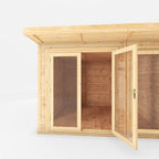 4m x 3m(D) Insulated Garden Room with Side Shed