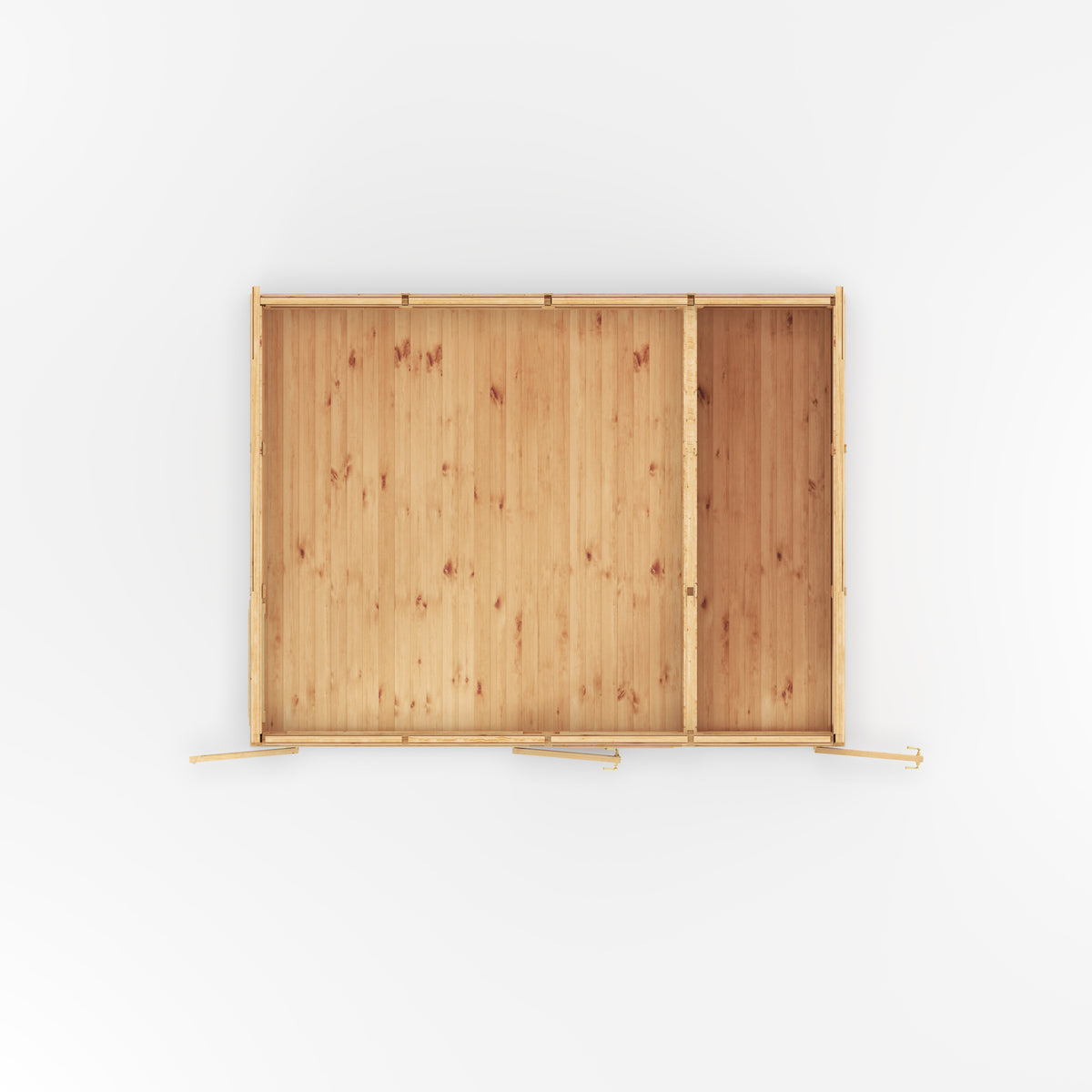 4m x 3m(D) Insulated Garden Room with Side Shed