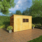 10 x 6 Woodsman Shiplap Pent - Styrene