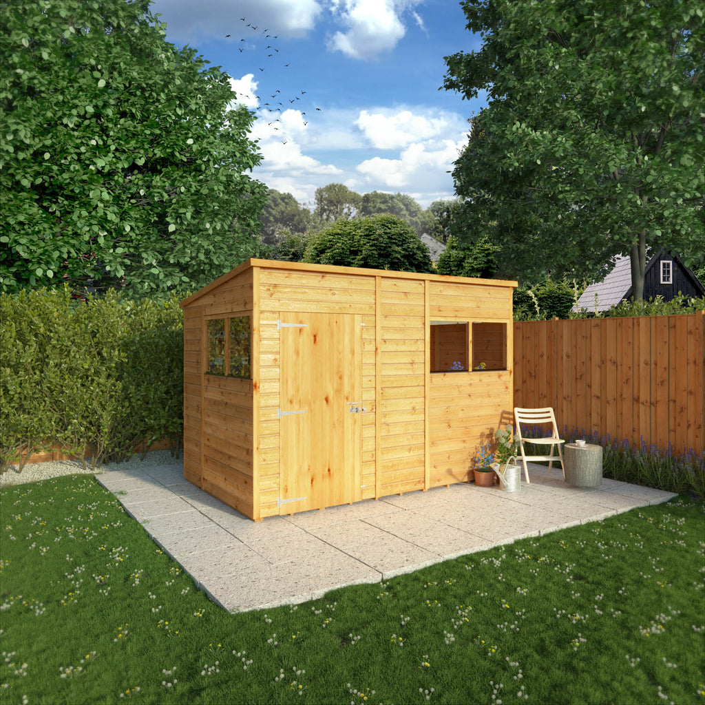 10 x 6 Woodsman Shiplap Pent - Styrene