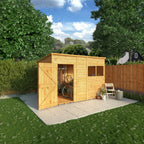 10 x 6 Woodsman Shiplap Pent - Styrene
