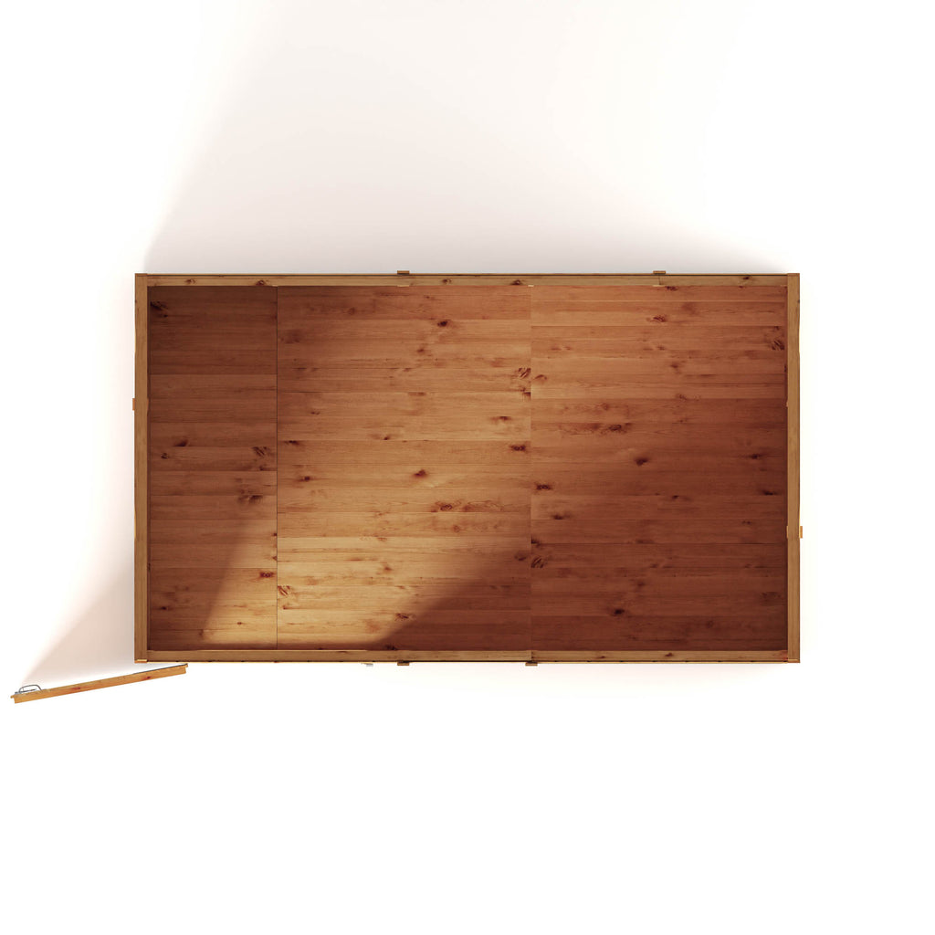 10 x 6 Woodsman Shiplap Pent - Styrene