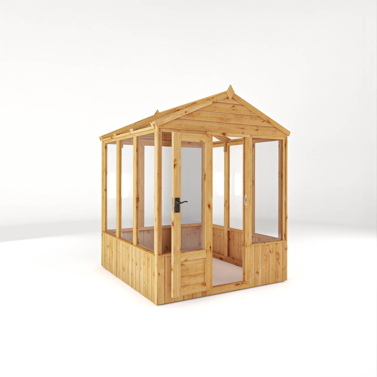 6 x 6 Woodsman Apex Greenhouse - Glass