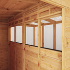 8 x 8 Woodsman Combi Greenhouse Shed - Styrene