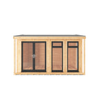 Sherwood Thoresby 4m x 3m Insulated Garden Room - (UPVC Windows & Doors) - Grey